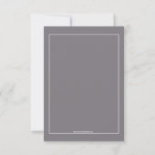 Invitation Chic Swirl Grey Rehearsal (Dos)