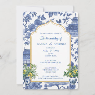 Invitation Chic-tique Chinoiserie Limoncello Infusion