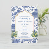 Invitation Chic-tique Infusion de Limoncello de style Chinois (Debout devant)