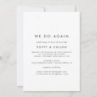 Chic Typographie Nous Refaisons à Nouveau des Vœux