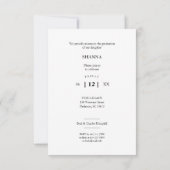 Invitation Chic Typography Script Graduate School Graduation (Dos)