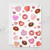 Invitation Chic Valentines Cookie Décoration Party (Dos)