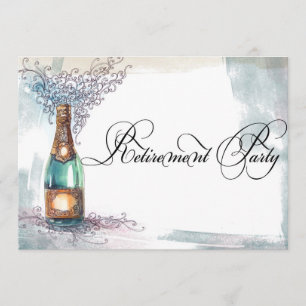Invitation Chic Vintage Retirement Party