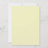 Invitation Chic Yellow Floral Bunch Wedding Jr Bridesmaid (Dos)