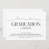 Invitation Chicago Graduation Party (Devant / Derrière)