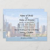 Invitation Chicago IL - Vue Du Lac Michigan (Devant / Derrière)