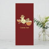 Invitation Chick de Pâques avec Bouzouki (Debout devant)