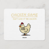 Invitation Chicken Game Don't Look At The Chicken Funny Chick (Dos)