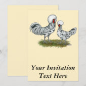 Invitation Chickens de Polish (Devant / Derrière)