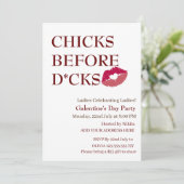 Invitation CHICKS AVANT D*CKS Fête de la Saint-Galentin (Debout devant)