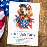 Chien 4 juillet Parti patriotique Labrador Retriev