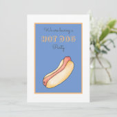 Invitation Chien à chaud (Debout devant)