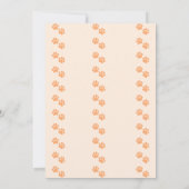 Invitation CHIEN, Anniversaire de chiot mignon (Dos)