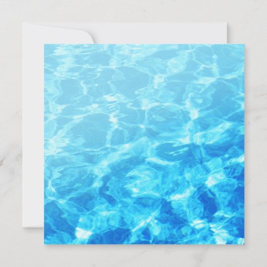 Invitation Chien Anniversaire Pool Party Chien Puppy Pawty (Dos)