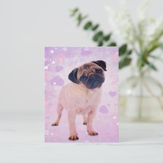 Invitation Chien carlin (Debout devant)