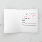 Invitation Chien chaud (Intérieur)