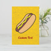 Invitation Chien chaud (Debout devant)