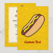 Invitation Chien chaud (Devant / Derrière)