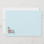 Invitation Chien Chien Chien Avec Baby shower De Lunettes (Dos)