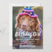 Invitation Chien Chien Chien Chien Anniversaire Personnalisé  (Devant)
