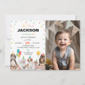 Invitation Chien Chien Chien Chien Premier Anniversaire Photo (Devant)