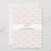 Invitation Chien Chien Chien Français Fille Anniversaire Pawt (Dos)