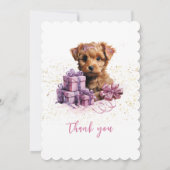 Invitation Chien Chien Pals Anniversaire (Dos)