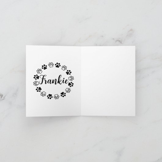 Invitation Chien chiot Anniversaire Fête Chiot Paw-ty Invitat (Intérieur)