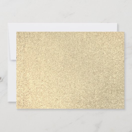Invitation Chien chiot Parties scintillant or Anniversaire Pa (Dos)