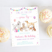 Invitation Chien chiot Paw-ty Anniversaire