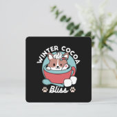 Invitation Chien dans la Mug Festive pour Vibes de vacances - (Debout devant)