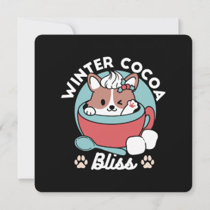 Invitation Chien dans la Mug Festive pour Vibes de vacances -