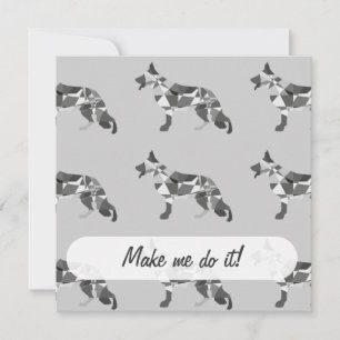 Invitation Chien de berger