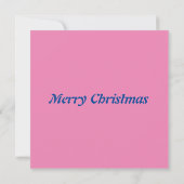 Invitation Chien de Noël mignon (Dos)