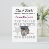 Invitation Chien de taureau (Debout devant)