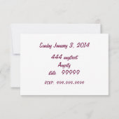 Invitation Chien de taureau (Dos)