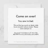 Invitation Chien et chat de chiwawa sur l'art d'original (Dos)