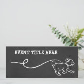 INVITATION CHIEN MARCHE (Debout devant)