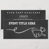 INVITATION CHIEN MARCHE (Devant / Derrière)