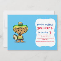 Chien mexicain tenant un taco | choisir la couleur