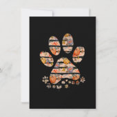 Invitation Chien mignon Citrouille automne automne automne Th (Devant)