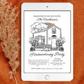 Invitation Chien mignon Retour À La Fête Du Chauffage À La Ma