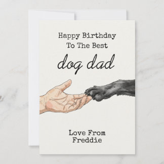 Invitation Chien papa Anniversaire | Anniversaire personnalis
