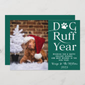 Invitation Chien Ruff Année Animaux de compagnie Photo Funny (Devant / Derrière)