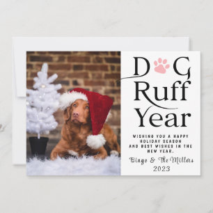 Invitation Chien Ruff Année Animaux de compagnie Photo Funny 