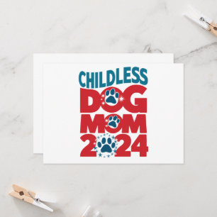 Invitation Chien sans enfants Maman Chien Dame Voter Chien Pa