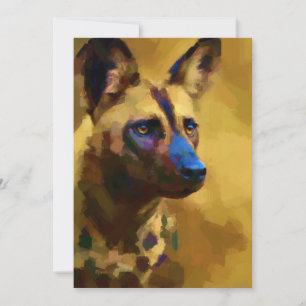 Invitation Chien sauvage africain