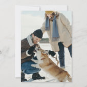 Invitation Chien Sauvez la date Humains Se marier Mariage (Dos)