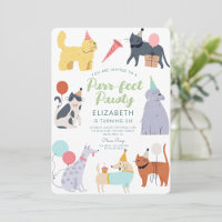 Chiens de chats amusants Purr-fect Anniversaire Pa