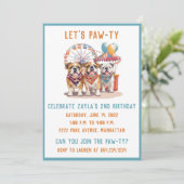 Invitation Chiens De Fête Anglais À Un Carnaval (Debout devant)